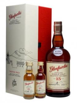 Glenfarclas 15 Year Old + 2 MINIS Speyside Single Malt Scotch Whisky