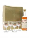 A bottle of Glenfarclas 150th Anniversary& 4 Glasses Set Speyside Whisky