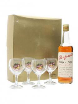 Glenfarclas 150th Anniversary& 4 Glasses Set Speyside Whisky
