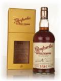 A bottle of Glenfarclas 1954 Family Cask