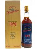 A bottle of Glenfarclas Christmas Day 1959 42 Year Old