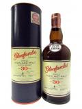 A bottle of Glenfarclas Single Highland Malt Scotch 30 Year Old