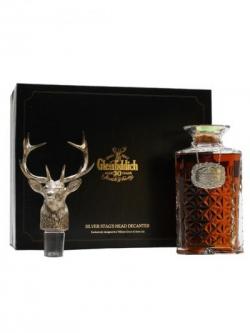 Glenfiddich 30 Year Old / Silver Stag Decanter / Bot.1980s Speyside Whisky