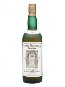 Glenlivet 10 Year Old / Prime Minister's Reserve Speyside Whisky