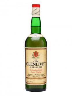 Glenlivet 12 Year Old / Bot.1980s Speyside Single Malt Scotch Whisky