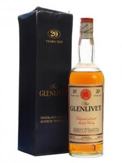 Glenlivet 20 Year Old / Bot.1960s Speyside Single Malt Scotch Whisky