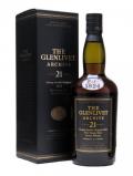 A bottle of Glenlivet Archive 21 Year Old Speyside Single Malt Scotch Whisky