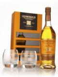 A bottle of Glenmorangie 10 Year Old Original + Glasses