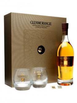 Glenmorangie 18 Year Old Golf Gift Set with 2 Glasses Highland Whisky