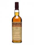 A bottle of Glenmorangie 21 Year Old / Claret Wood Finish Highland Whisky