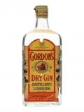 A bottle of Gordon's Dry Gin / Bot.1950s