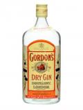 A bottle of Gordon's Dry Gin / Bot.1970s / 1 litre