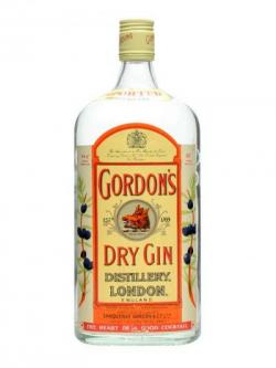 Gordon's Dry Gin / Bot.1970s /  Large Bottle
