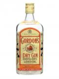 A bottle of Gordon's Dry Gin / Bot.1990s