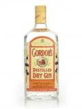 A bottle of Gordon's London Dry Gin - 1970s