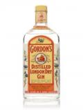 A bottle of Gordon's London Dry Gin (75cl) - 1970s