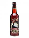 A bottle of Gosling's Black Seal 151 Rum
