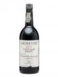 A bottle of Graham's 1975 Vintage Port