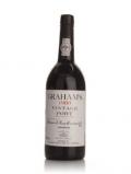 A bottle of Graham's 1983 Vintage Port