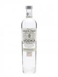 A bottle of Grays Peak Vodka