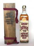 A bottle of Great Outback Rare old