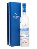 A bottle of Grey Goose Vodka