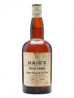 Haig's Gold Label / Bot.1950s / Spring Cap Blended Scotch Whisky