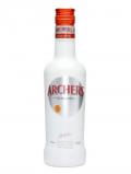 A bottle of Archers Peach Schnapps Liqueur / Half Bottle