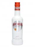 A bottle of Archers Peach Schnapps Liqueur / Half Bottle