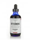 A bottle of Bittermens Burlesque Bitters