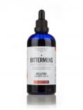 A bottle of Bittermens Hellfire Habanero Bitters