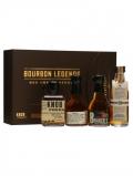 A bottle of Bourbon Legends 4-pk Miniature Set / 4 x 5cl