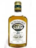 A bottle of Bowmore Islay Single Malt 20cl 21 Year Old