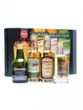 A bottle of Cooley Collection Irish Whiskey Miniatures 4-pk