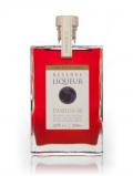A bottle of Damson Gin Reserve Liqueur (Lyme Bay Winery)