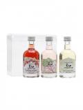 A bottle of Edinburgh Gin Mini Gift Set / 3x5cl