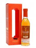 A bottle of Glenfiddich 21 Year Old / Reserva Rum Finish / Small Bottle Speyside Whisky