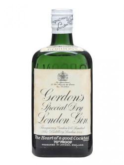 Gordon's Gin Half-Bottle / Bot.1950s / Springcap