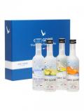 A bottle of Grey Goose Miniature Set / 4x5cl