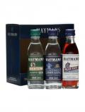 A bottle of Hayman's Gin Miniatures Gift Pack / 3x5cl