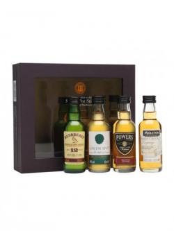 Irish Single Pot Still Whiskey Miniatures Gift Set / 4x5cl