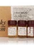 A bottle of Island Whisky Tasting Set