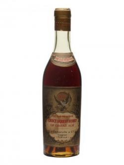 J. Comorville Liqueur Brandy / Bot.1940s / Half Bottle