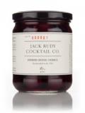 A bottle of Jack Rudy Cocktail Co. Bourbon Cocktail Cherries