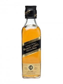 Johnnie Walker 12 Year Old - Black Label / Small Bottle Blended Whisky