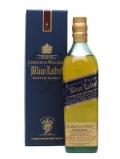 A bottle of Johnnie Walker Blue Label Quarter Bottle Blended Scotch Whisky