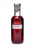 A bottle of Merlet Creme de Fraise Liqueur / Quarter Bottle