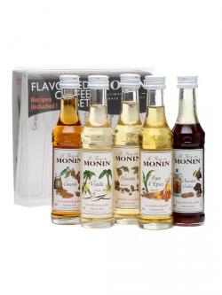 Monin Flavoured Coffee Syrups / 5 pack