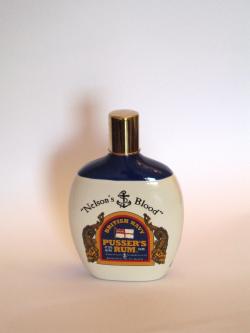 Nelson's Blood Hip Flask Pusser's Rum Front side