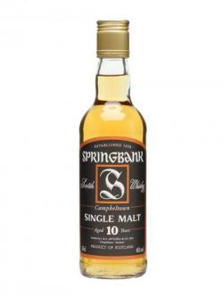 Springbank 10 Year Old / Half Bottle Campbelltown Whisky